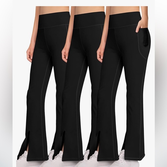 Other - Girls dance split hem yoga pants size large